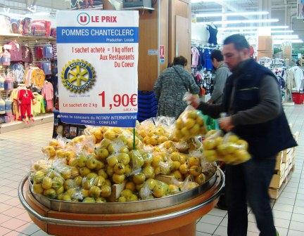 Pommes pour Restos du Coeur