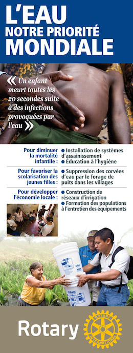 Rotary eau affiche