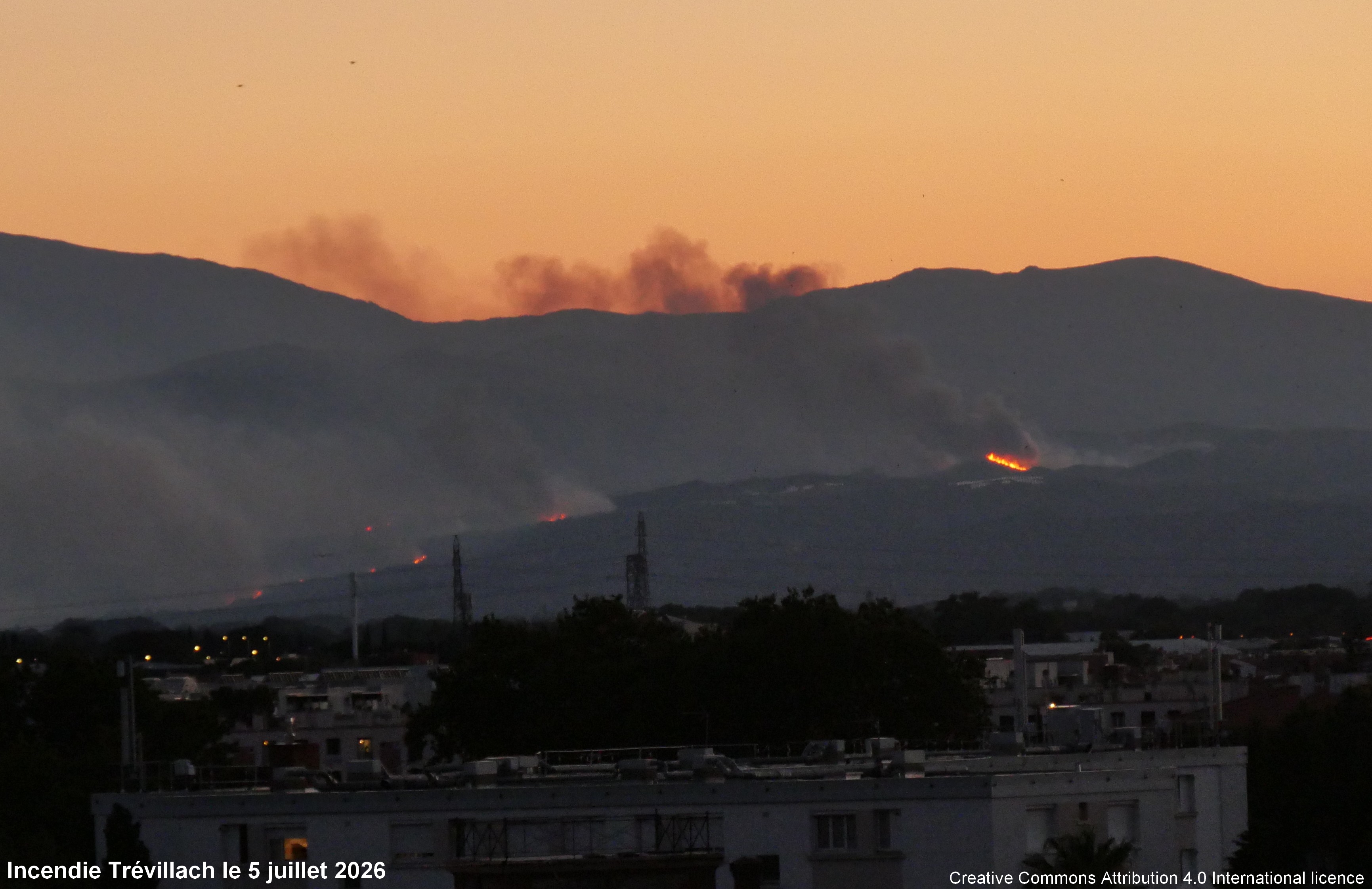 Incendie Trévillach